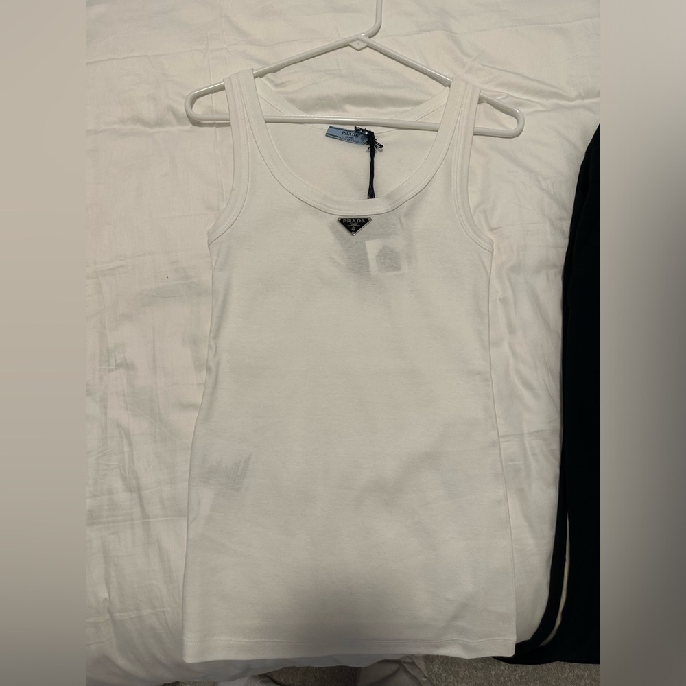 Prada Runway Logo Tank Top